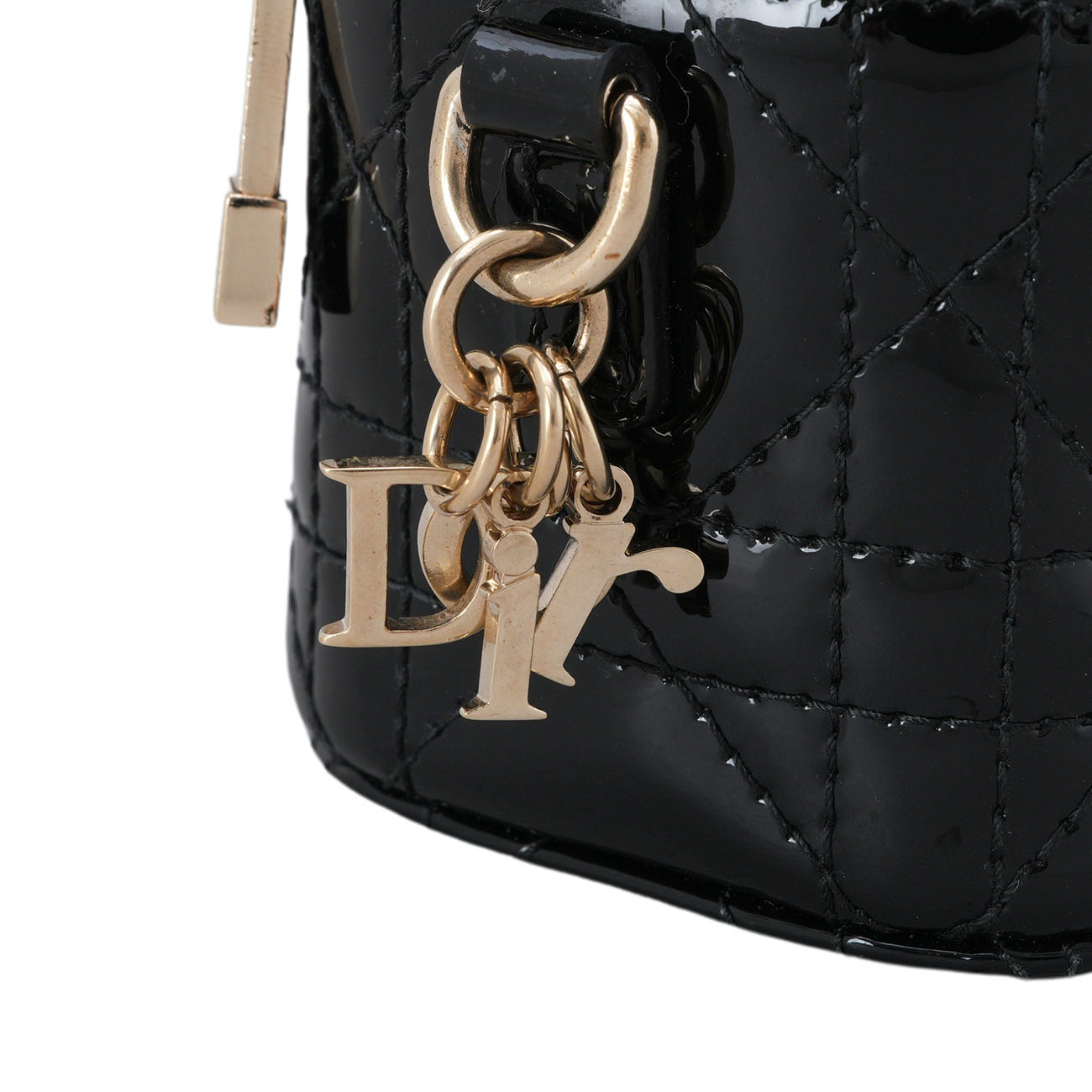 CHRISTIAN DIOR(USED)크리스찬디올 페이던트 마이크로 베니티 탑핸들
